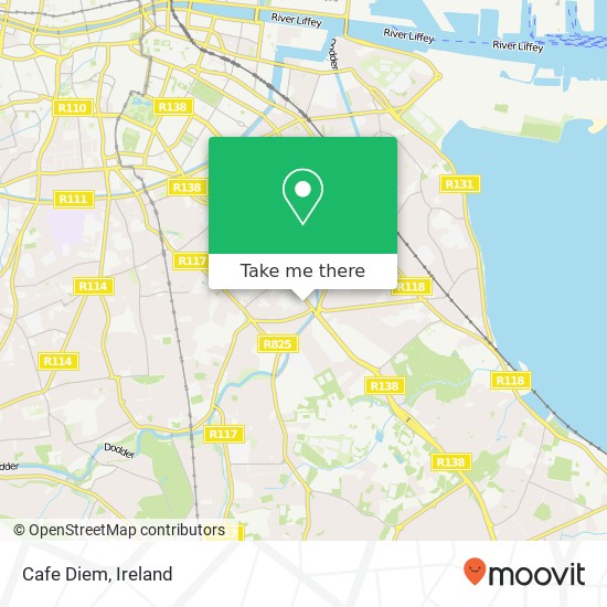 Cafe Diem map
