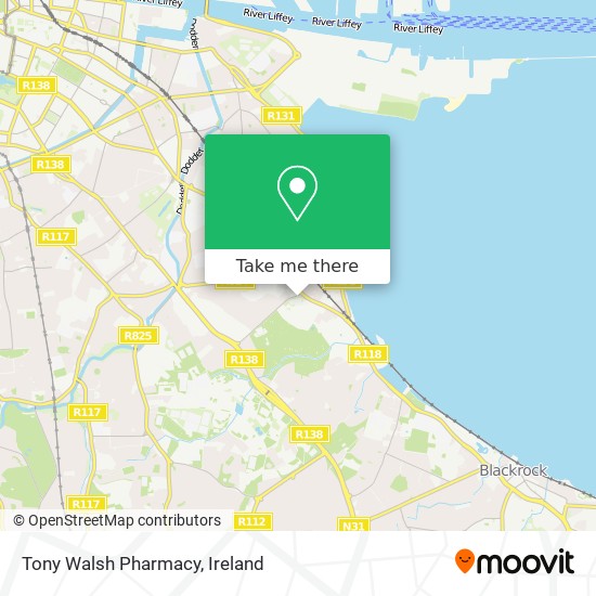 Tony Walsh Pharmacy map