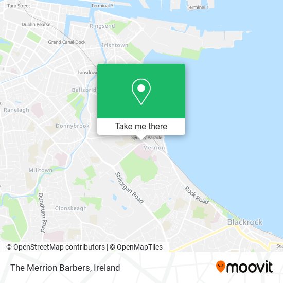 The Merrion Barbers map