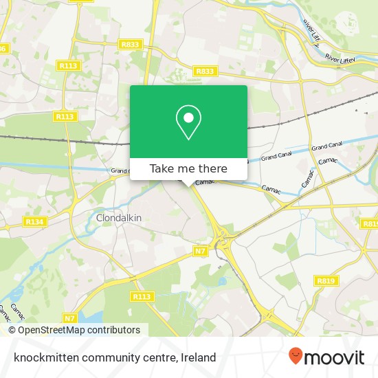 knockmitten community centre map