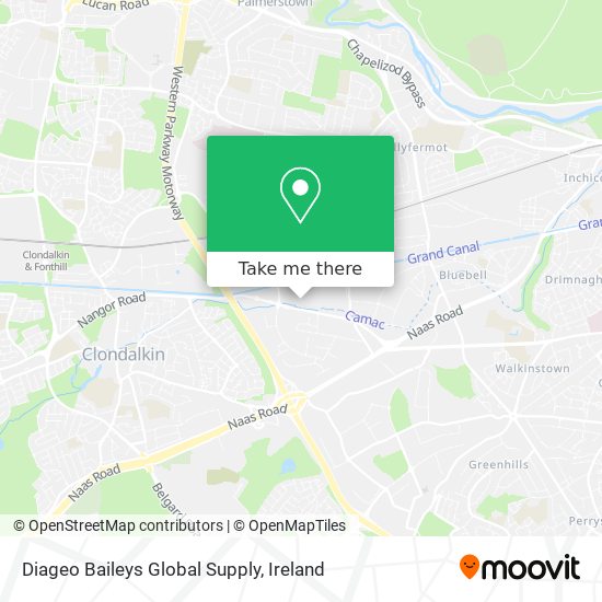 Diageo Baileys Global Supply map