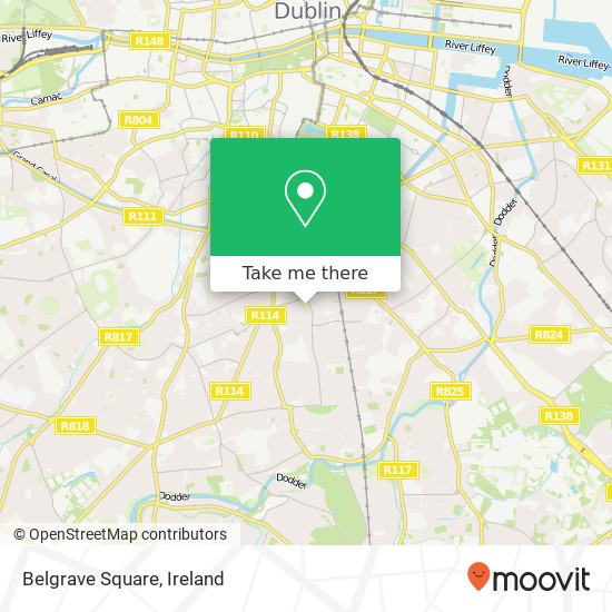 Belgrave Square map