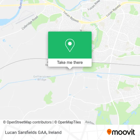 Lucan Sarsfields GAA map