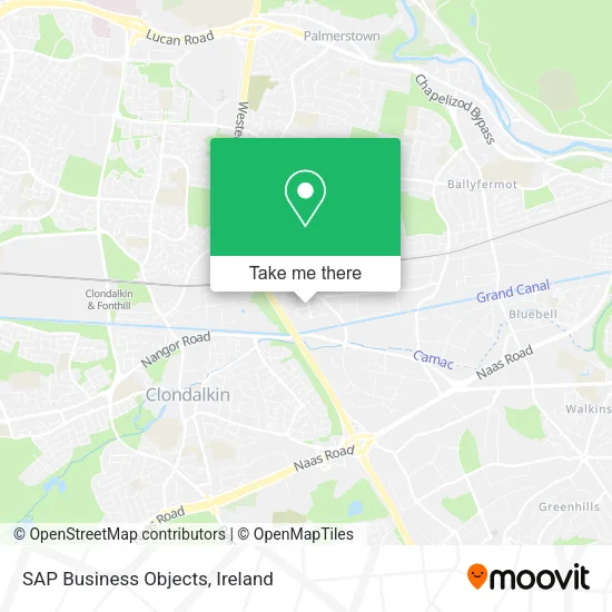 SAP Business Objects map