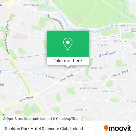 Sheldon Park Hotel & Leisure Club map