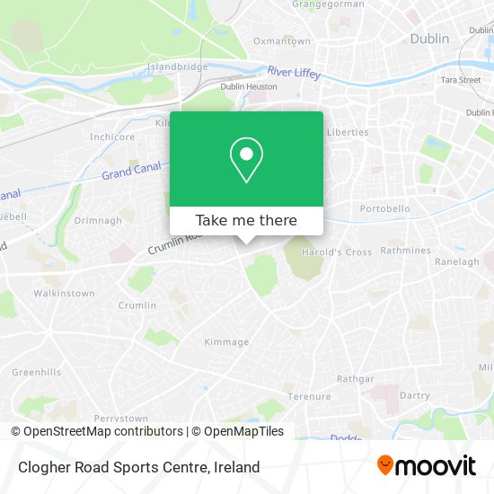 Clogher Road Sports Centre map