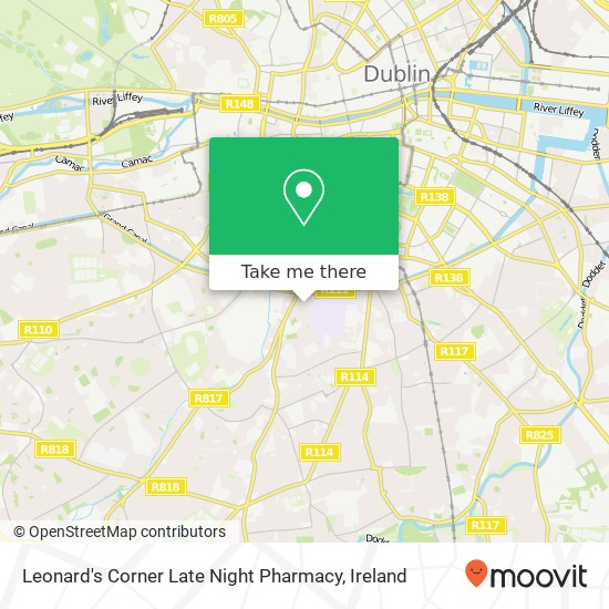 Leonard's Corner Late Night Pharmacy map