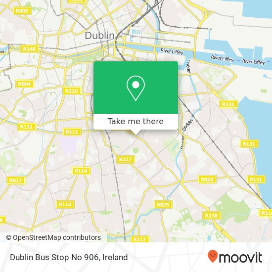 Dublin Bus Stop No 906 map