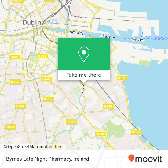 Byrnes Late Night Pharmacy map