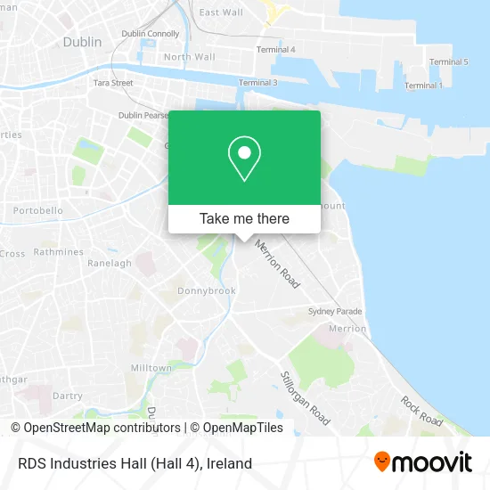 RDS Industries Hall (Hall 4) map
