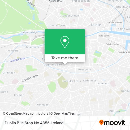 Dublin Bus Stop No 4856 plan
