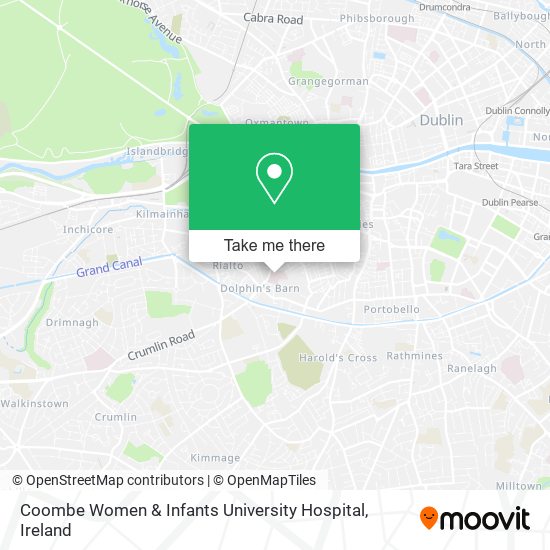 Coombe Women & Infants University Hospital plan