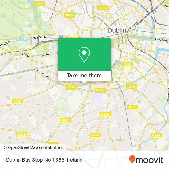 Dublin Bus Stop No 1385 map