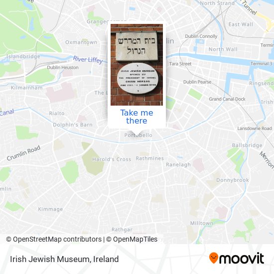 Irish Jewish Museum map
