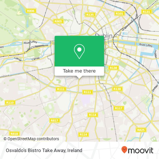 Osvaldo's Bistro Take Away map