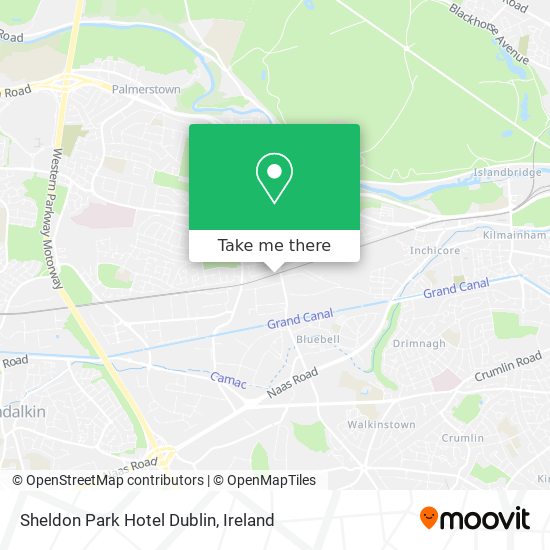 Sheldon Park Hotel Dublin map