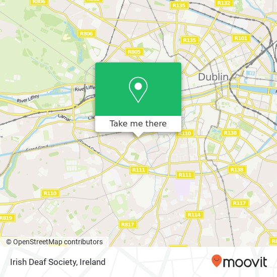 Irish Deaf Society map