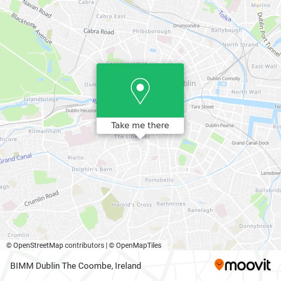 BIMM Dublin The Coombe map