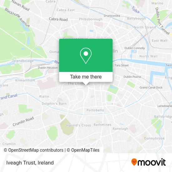 Iveagh Trust map