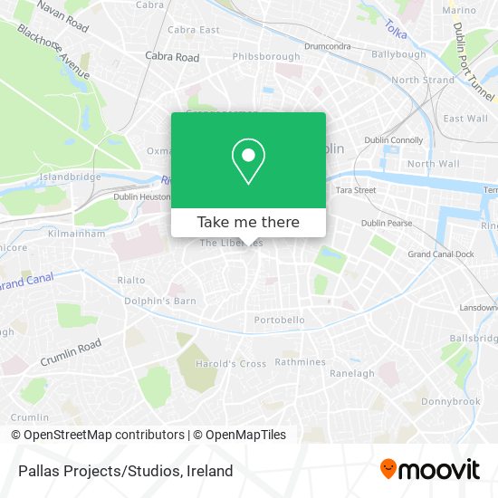 Pallas Projects/Studios map