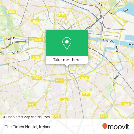 The Times Hostel map