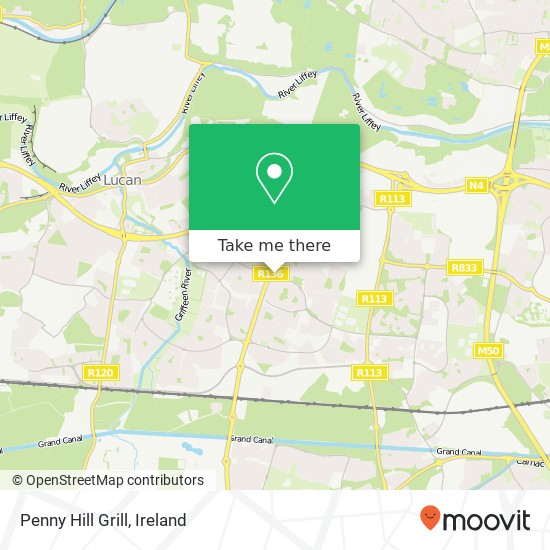 Penny Hill Grill map