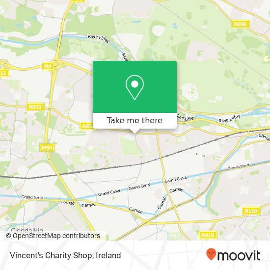 Vincent's Charity Shop map