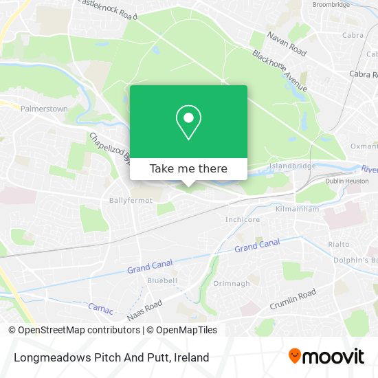 Longmeadows Pitch And Putt map