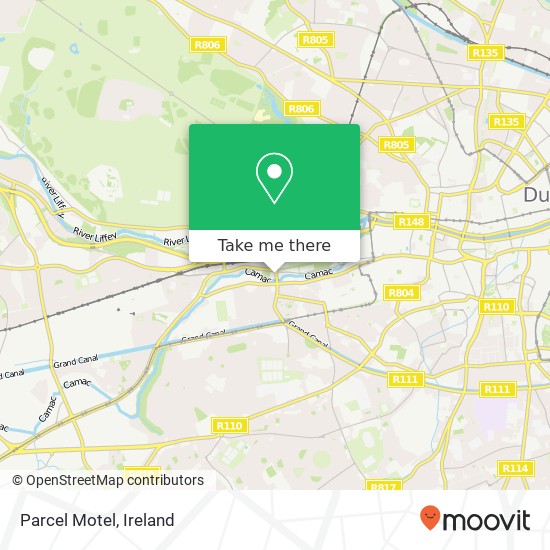 Parcel Motel map