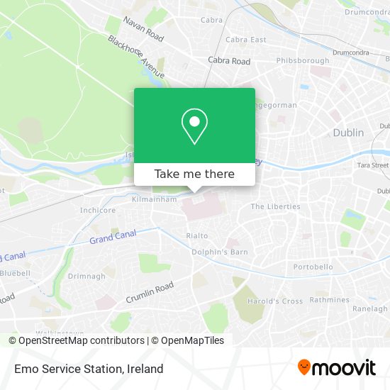 Emo Service Station map