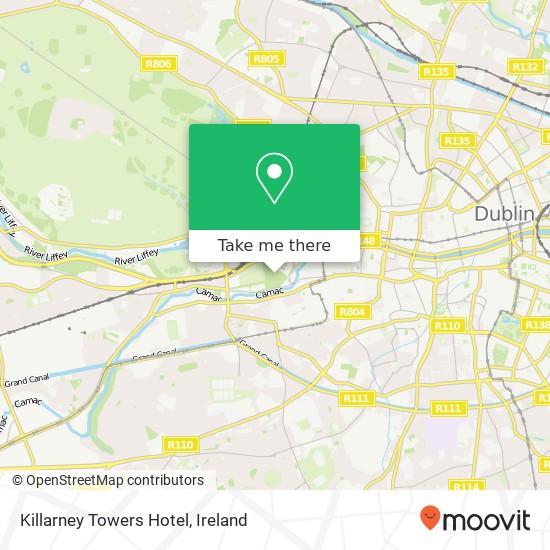 Killarney Towers Hotel map