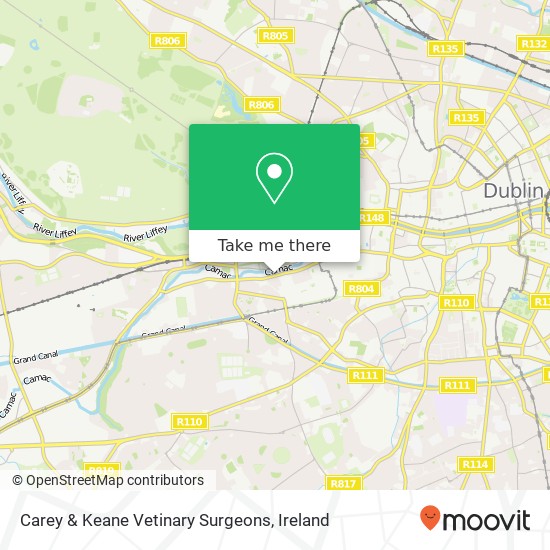 Carey & Keane Vetinary Surgeons map