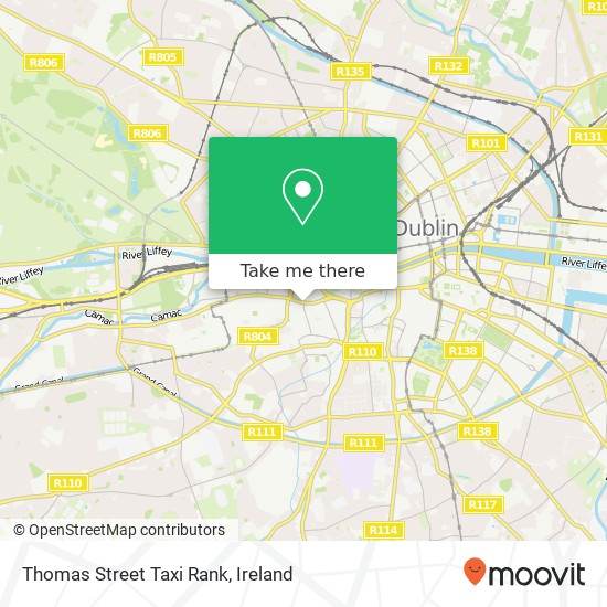 Thomas Street Taxi Rank map