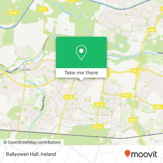Ballyowen Hall map