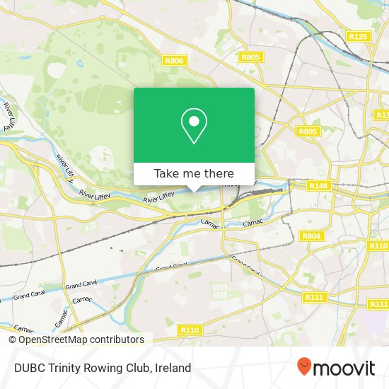 DUBC Trinity Rowing Club map