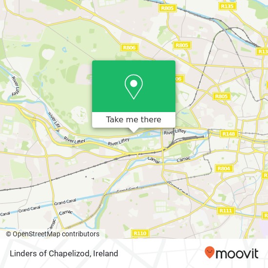 Linders of Chapelizod map