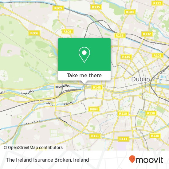 The Ireland Isurance Broken map