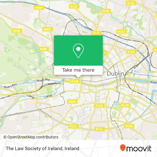 The Law Society of Ireland map
