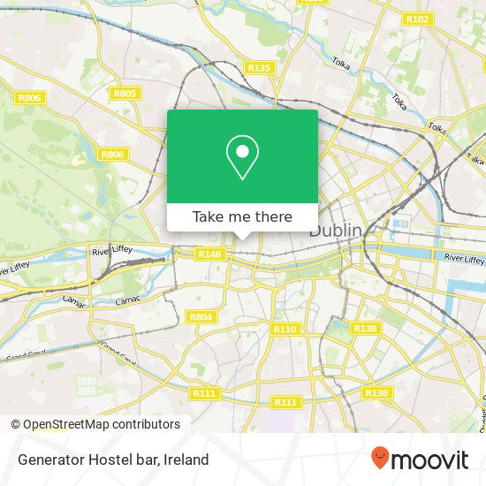 Generator Hostel bar map