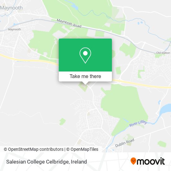 Salesian College Celbridge map