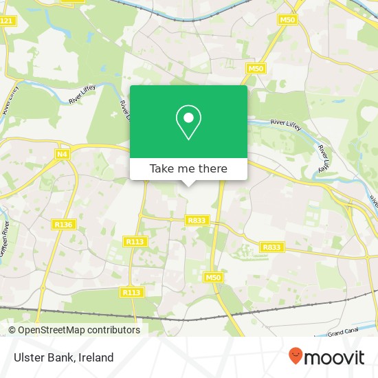 Ulster Bank map