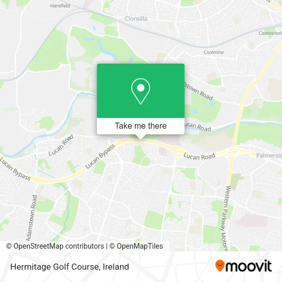 Hermitage Golf Course map