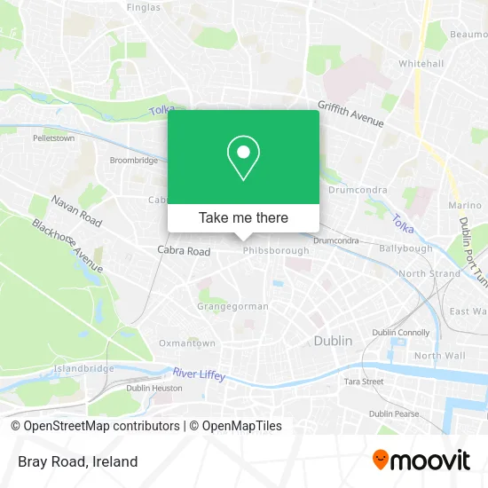 Bray Road map
