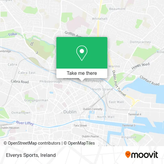 Elverys Sports map