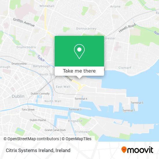 Citrix Systems Ireland map
