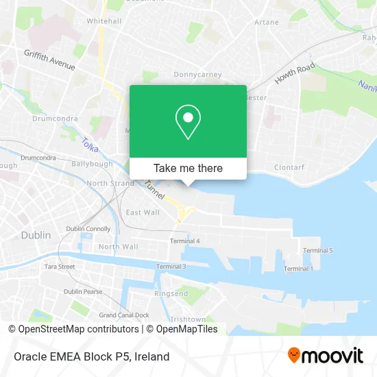 Oracle EMEA Block P5 map