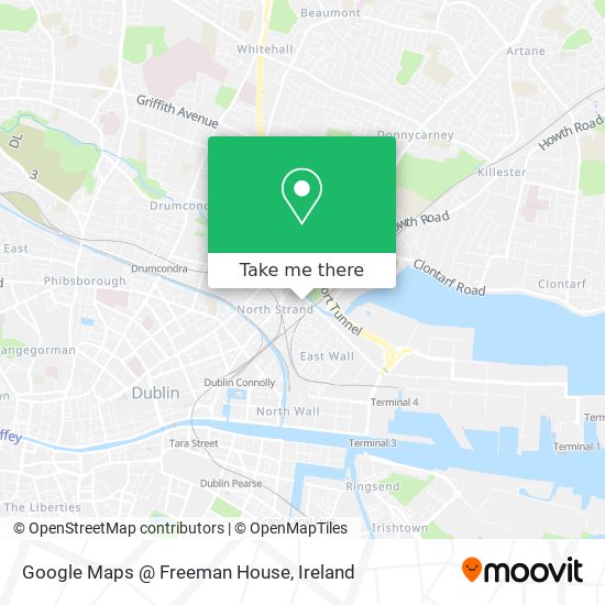 Google Maps @ Freeman House plan