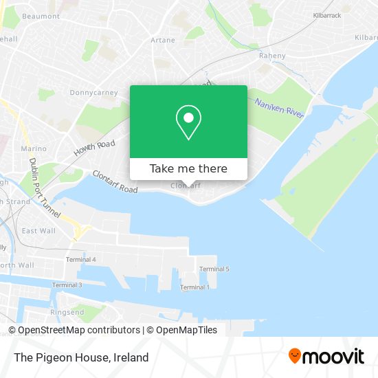 The Pigeon House map
