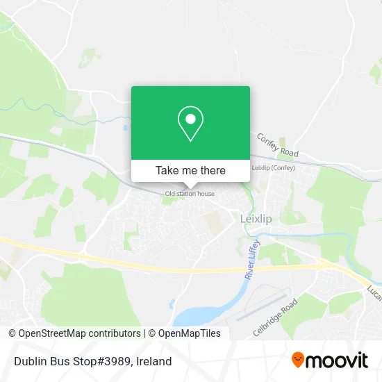 Dublin Bus Stop#3989 map