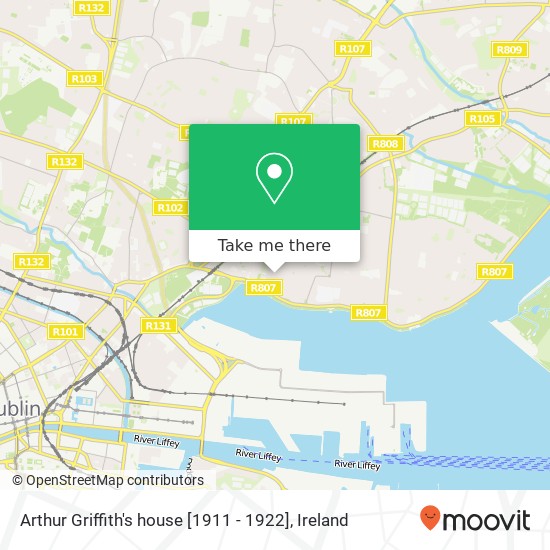 Arthur Griffith's house [1911 - 1922] map